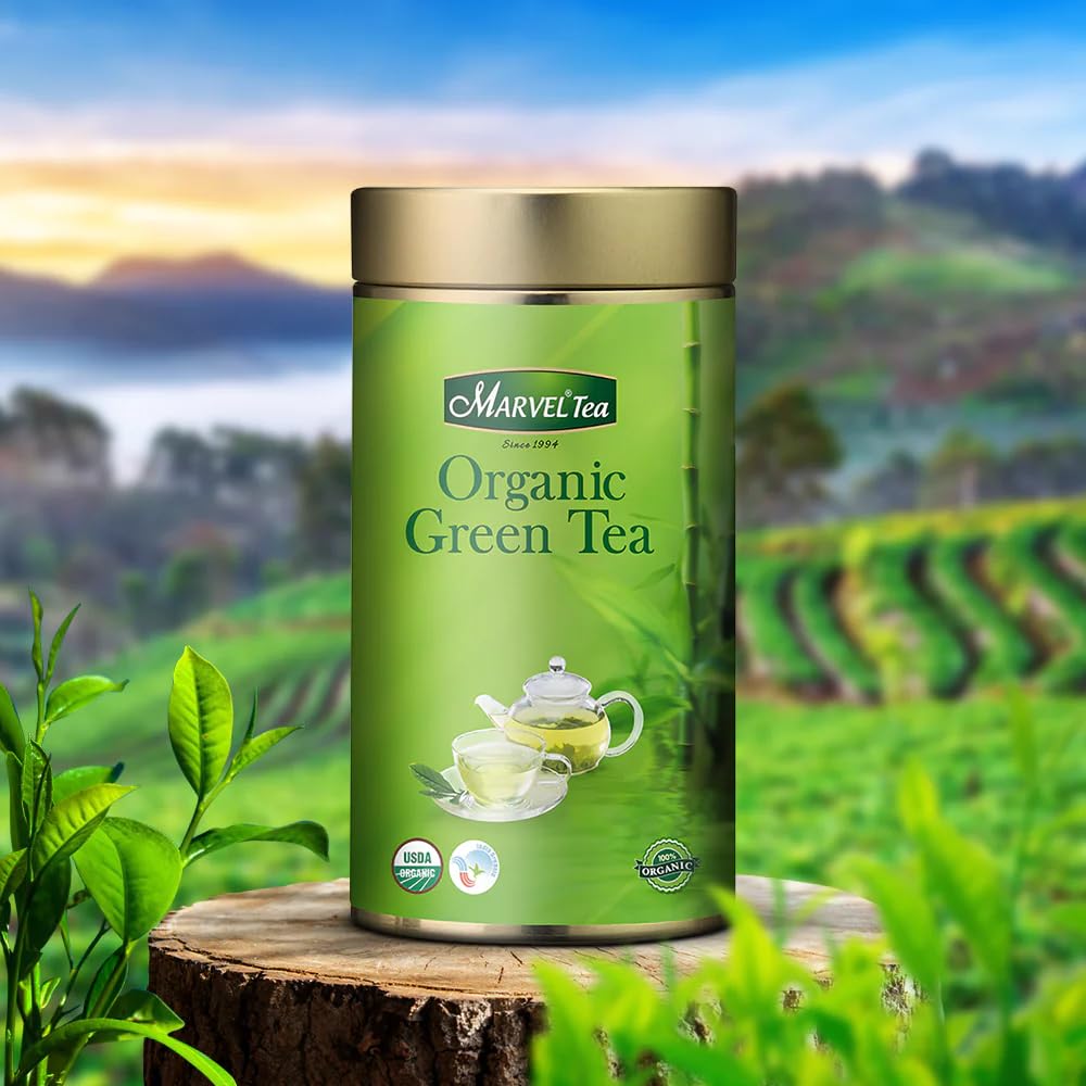 Organic Green Tea – Herbal Wellness Tea for Daily Refreshment (100g)