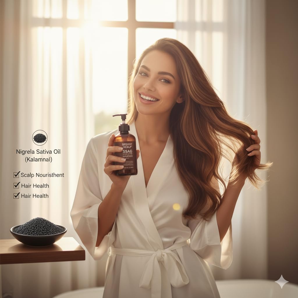 Wasfa Kalwanji CH6 Herbal Shampoo – Gentle & Sulfate-Free