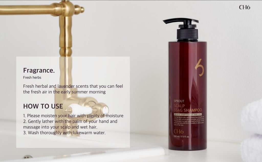 Wasfa Kalwanji CH6 Herbal Shampoo – Gentle & Sulfate-Free