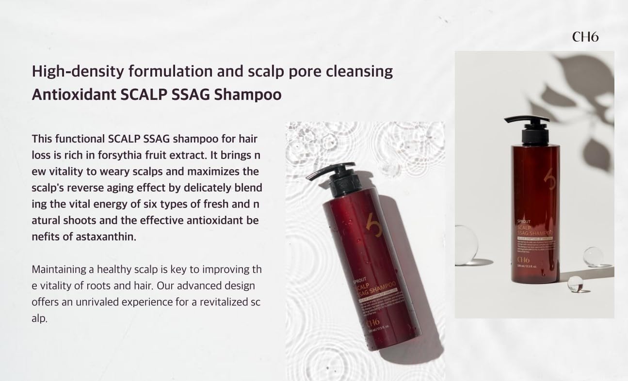 Wasfa Kalwanji CH6 Herbal Shampoo – Gentle & Sulfate-Free