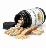 Premium Ashwagandha Capsules – 100% Herbal Stress Support, Energy & Strength Formula (60 Capsules)