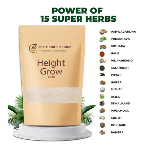 Height Grow Powder – Herbal Nutrition Supplement for Teens & Adults