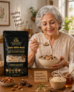 Oats With Nuts – Dark Chocolate Special | High Fiber Healthy Breakfast Mix